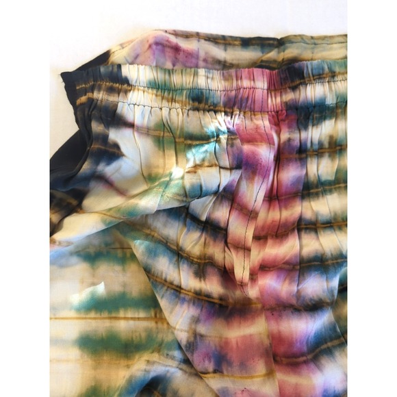 Earthbound Trading Co Harem Jogger Pants S Drop Waist Tie Dye Boho Trendy Flowy - Picture 6 of 9